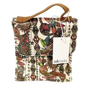 SAKROOTS Artist Circle Lunch Bag by Valentina Ramos Harper-Spirit Desert/Owl NEW